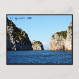 Cartão Postal Casa Malaparte - Capri, Nápoles, Itália