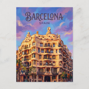 Cartão Postal Casa Milà (La Pedrera) Espanha