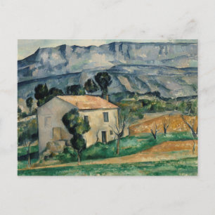 Cartão Postal Casa na Provença por Paul Cezanne Postcard