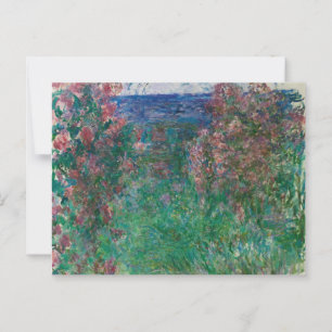 Cartão Postal Casa nas Rosas, Monet