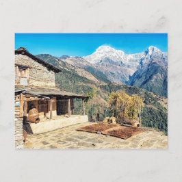 Cartão Postal Casa no Nepal