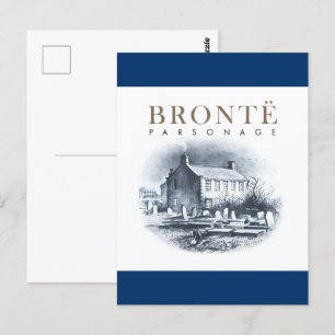 Cartão Postal Casa Parsonage dos Brontes