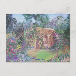 Cartão Postal Casa pequena no fim do caminho