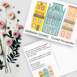 Cartão Postal Casa Sentada Pet Sentada Sentada Cópula da Caixa Ú