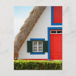 Cartão Postal Casa tradicional da Madeira em Santana