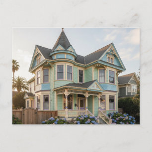 Cartão Postal Casa Vitoriana Santa Cruz Califórnia
