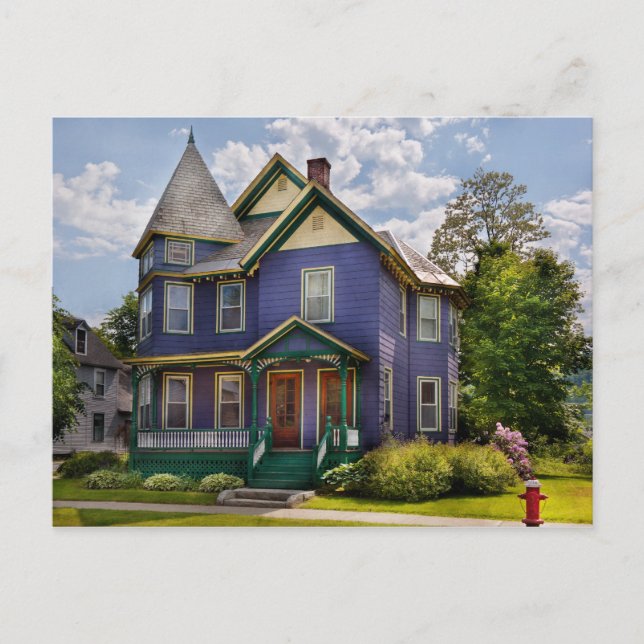 Cartão Postal Casa - Vitoriano - Casa das velhas senhoras (Frente)