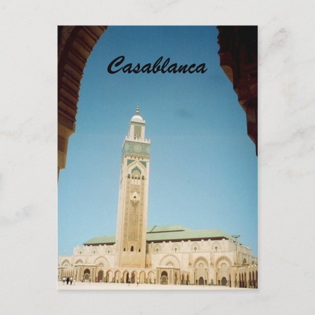 Cartão Postal casablanca (Frente)