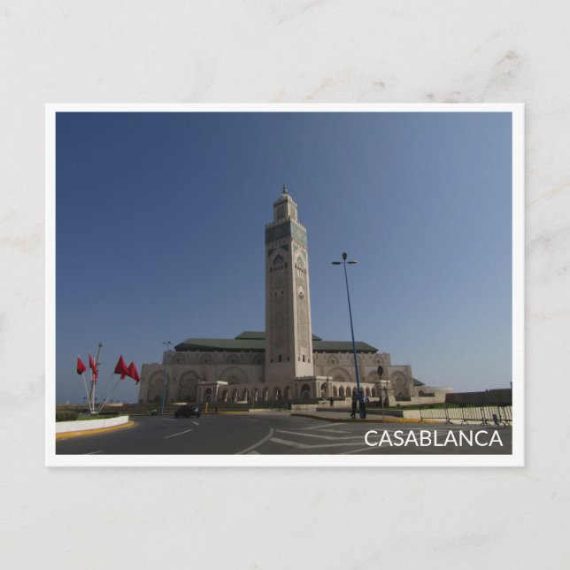 Cartão Postal Casablanca Marrocos (Frente)