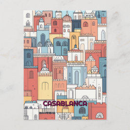 Cartão Postal Casablanca Viagem