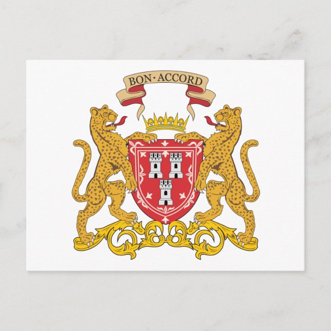 Cartão Postal Casaco Aberdeen De Armas (Frente)