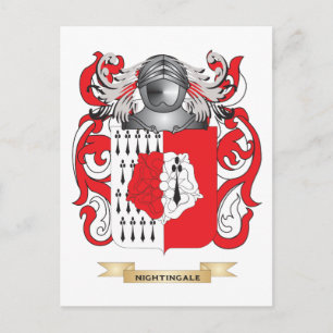 Cartão Postal Casaco de armas (Crest Familiar)