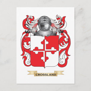 Cartão Postal Casaco de Armas Crossland