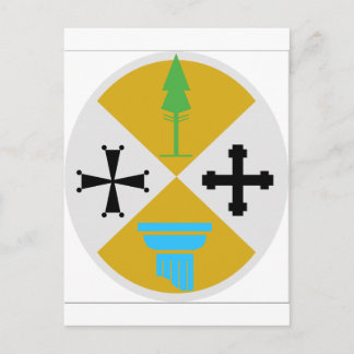 Cartão Postal Casaco de armas da Calábria (Itália)