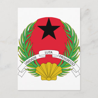 Cartão Postal Casaco de Armas da Guiné-Bissau