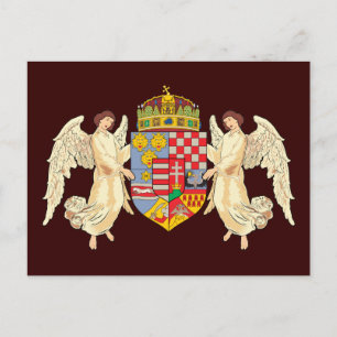 Cartão Postal Casaco De Armas Da Hungria