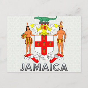 Cartão Postal Casaco de armas da Jamaica
