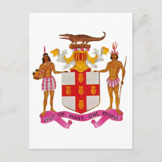 Cartão Postal Casaco de armas da Jamaica