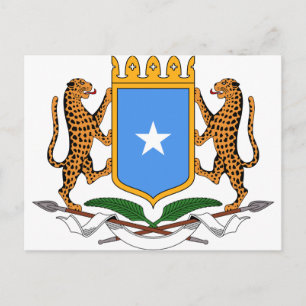 Cartão Postal Casaco de armas da Somália