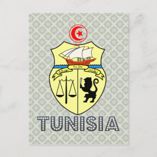 Cartão Postal Casaco de armas da Tunísia