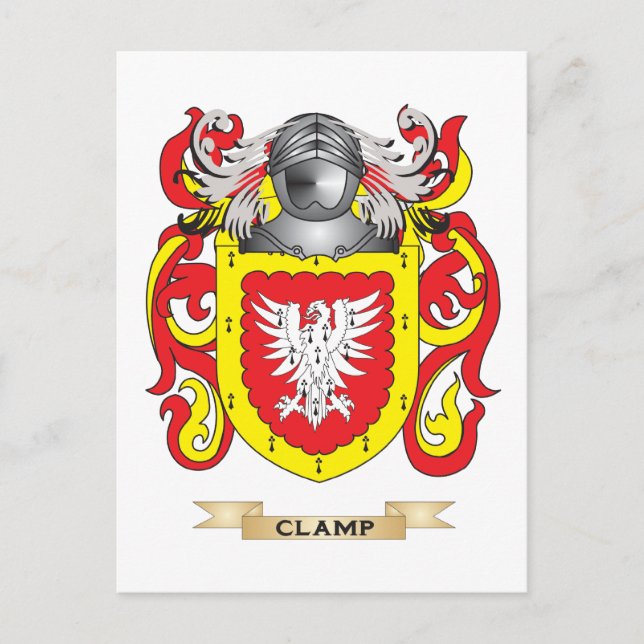 Cartão Postal Casaco de armas de braçadeira (Frente)