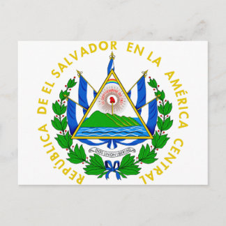 Cartão Postal Casaco de armas de El Salvador