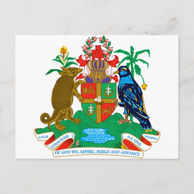 Cartão Postal Casaco de armas de Granada (Frente)