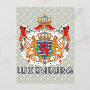 Cartão Postal Casaco de Armas de Luxemburgo