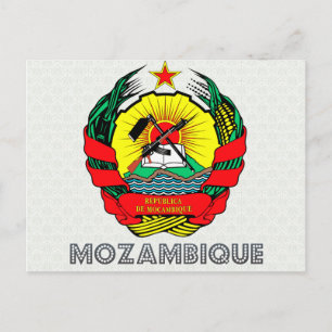 Cartão Postal Casaco de armas de Moçambique