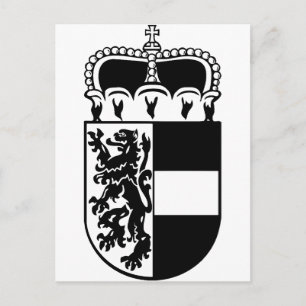Cartão Postal Casaco de armas de Salzburgo