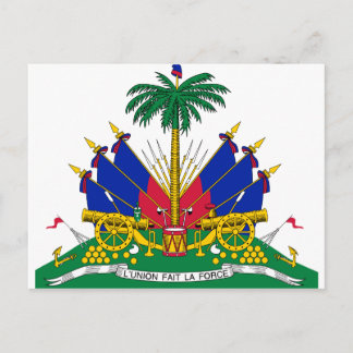 Cartão Postal Casaco de armas do Haiti