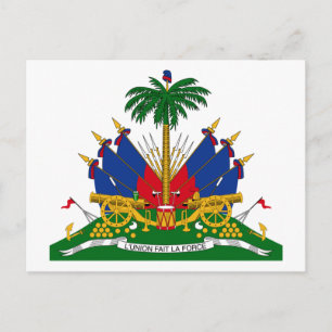 Cartão Postal Casaco de Armas do Haiti (Haiti)