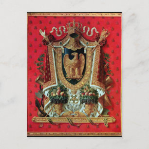 Cartão Postal Casaco de Armas do Império Francês