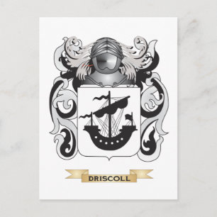 Cartão Postal Casaco de Armas Driscoll