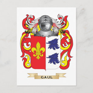 Cartão Postal Casaco de Armas Gaul (Crest Familiar)