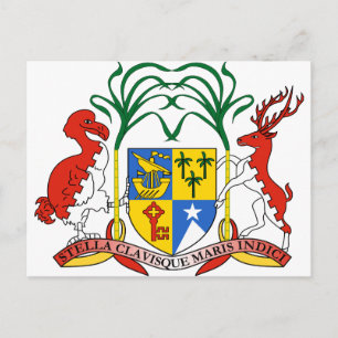 Cartão Postal Casaco de Armas Maurícias