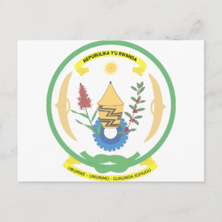 Cartão Postal Casaco de armas Ruanda