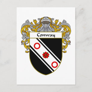Cartão Postal Casaco de Braços de Conway (Mantled)