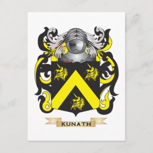 Cartão Postal casaco de Braços do Kunath (Crest Familiar)