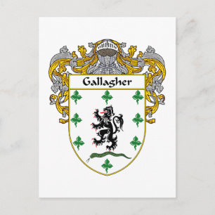 Cartão Postal Casaco de Braços Gallagher (Mantled)