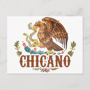Cartão Postal Casaco do México de Braços Chicano