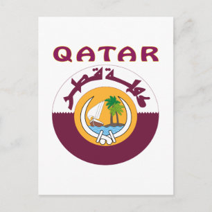 Cartão Postal Casaco QATAR De Armas