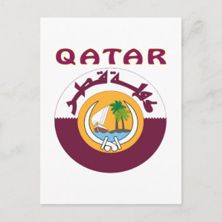 Cartão Postal Casaco QATAR De Armas