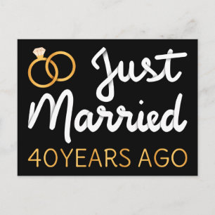 Cartão Postal Casados a Apenas 40 Anos IV