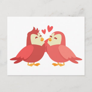 Cartão Postal Casais Lindos Casais Vermelho Borgonha Casamento A