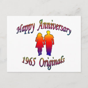 Cartão Postal casal 1965