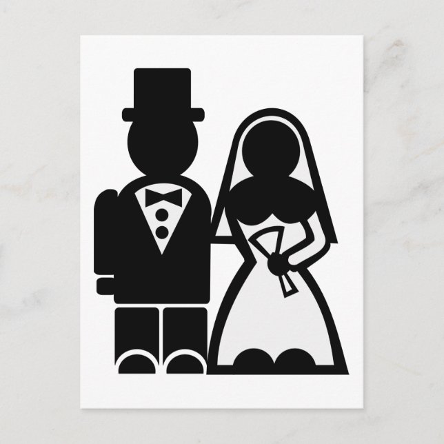 Cartão Postal Casal Bridal (Frente)
