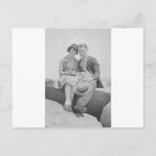 Cartão Postal casal da década de 1930