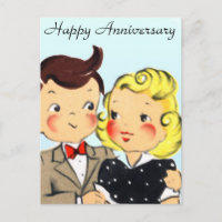 Casal de aniversário de Vintage
