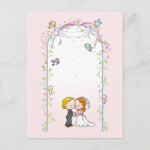 Cartão Postal Casal de casamento